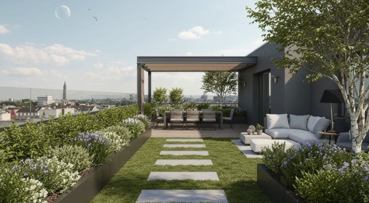 Green Oasis on Rooftop